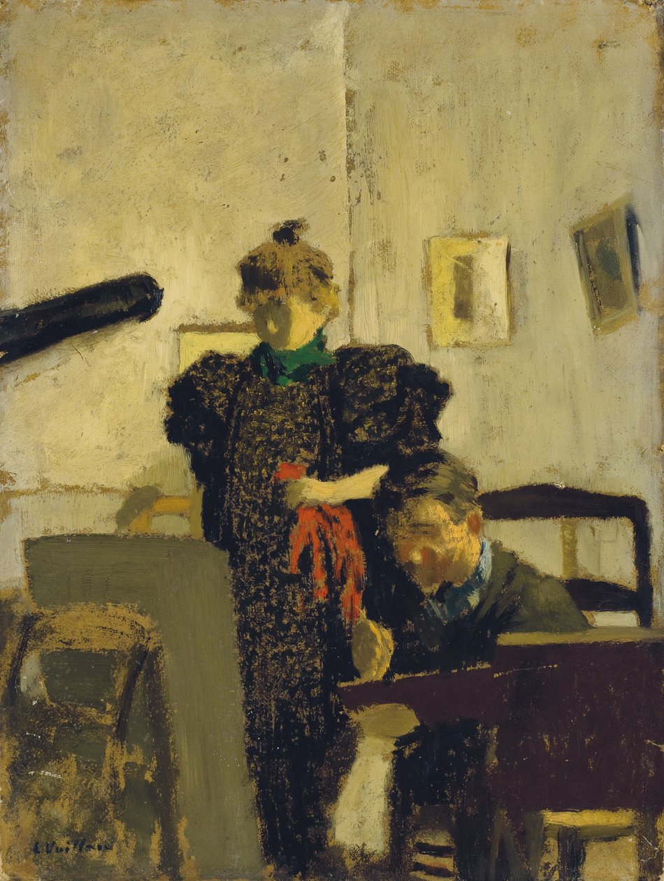 Vallotton nos Natansons ", 1897 de Edouard Vuillard