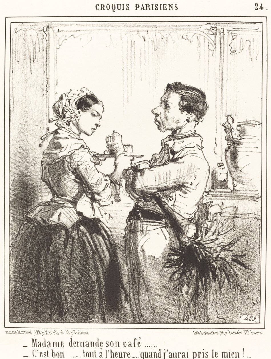 Madame pede seu café de Edouard de Beaumont