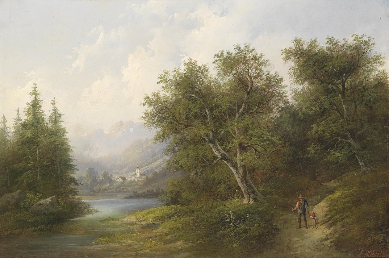Jogo em Ehrenhausen in Untersteier de Eduard Boehm