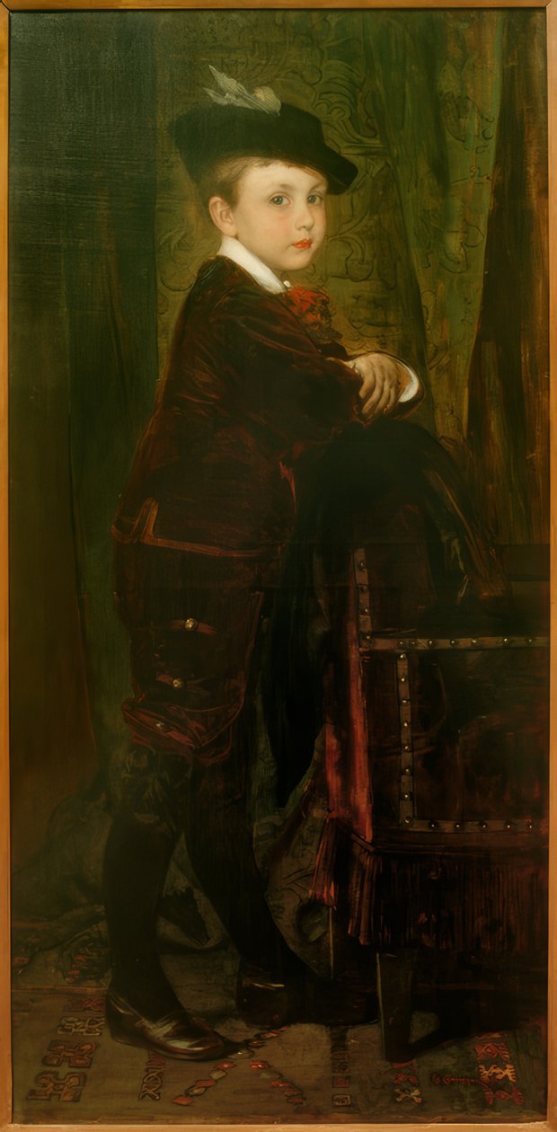 Retrato Hans von Liebieg de Eduard Charlemont