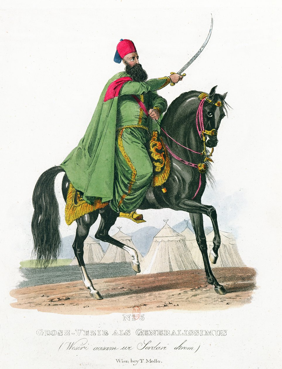 O Grande Vizir, 1829 de Eduard Gurk