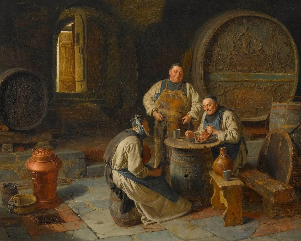 O backhandln de Eduard von Grutzner