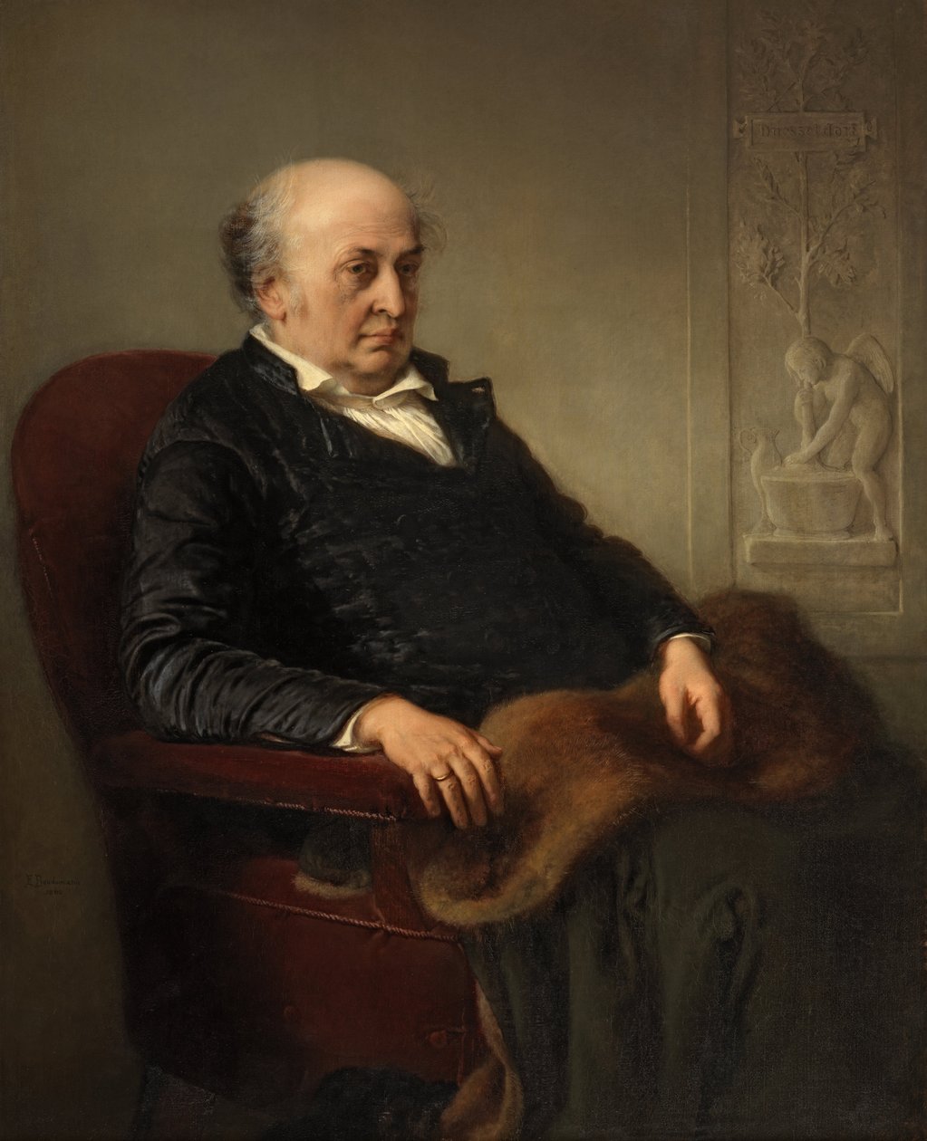 Alemão: Der Maler Wilhelm von Schadow O pintor O pintor Wilhelm von Schadow de Eduard Bendemann