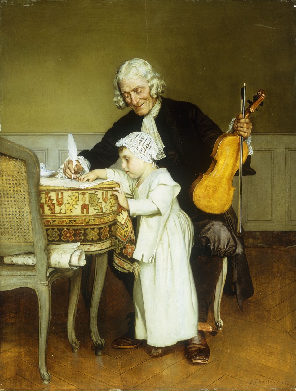 A lição de música, de Eduard Charlemont