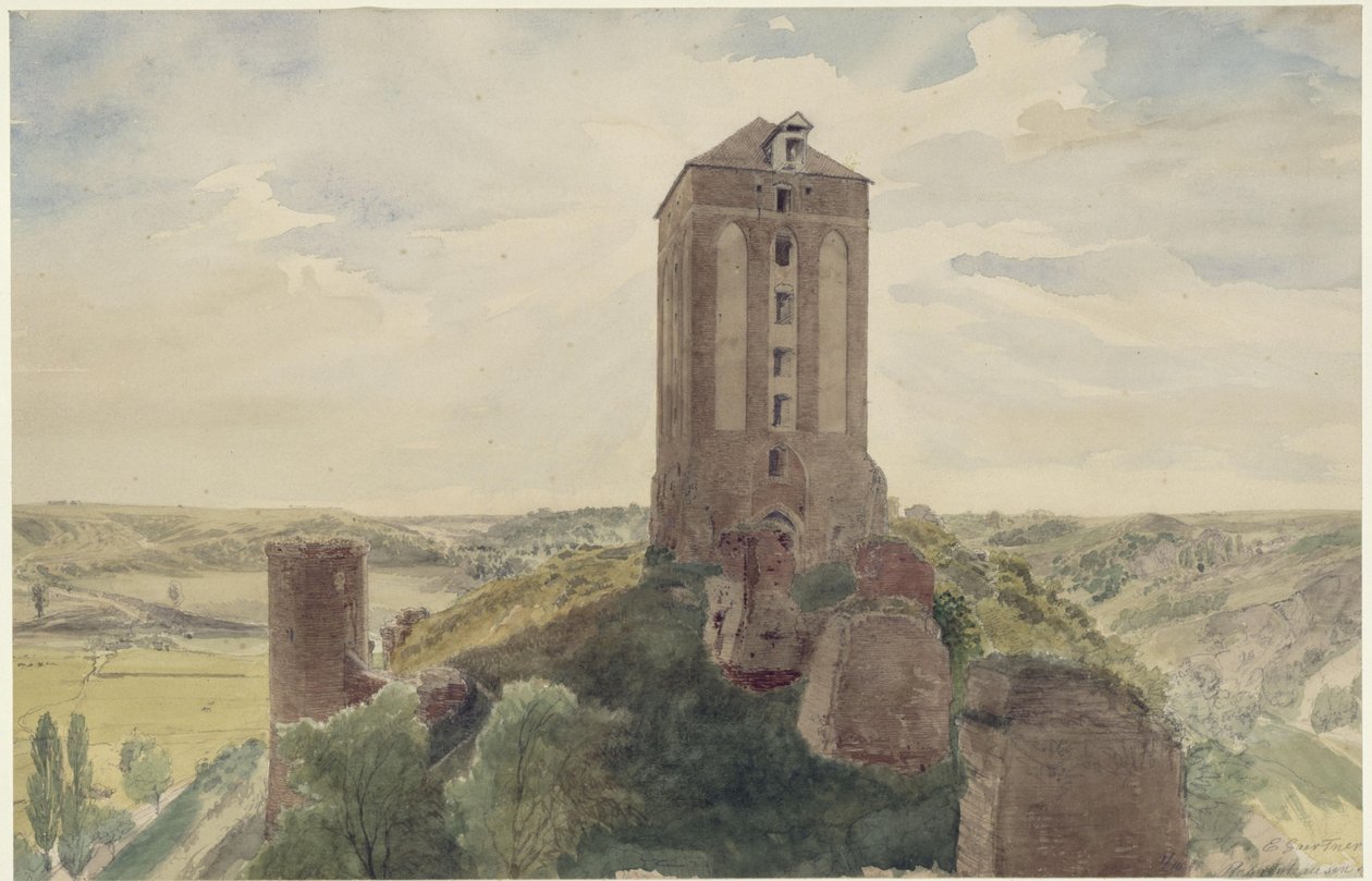 Castelo de Roggenhausen de Eduard Gaertner