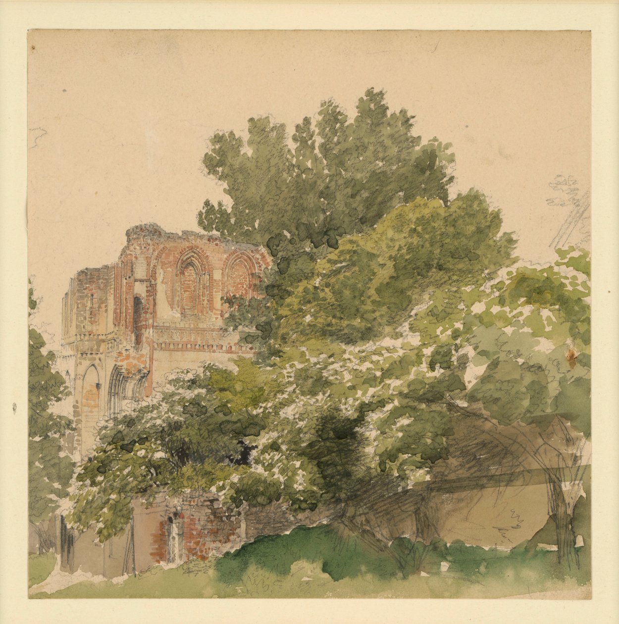 Abadia de Lehnin de Eduard Gaertner