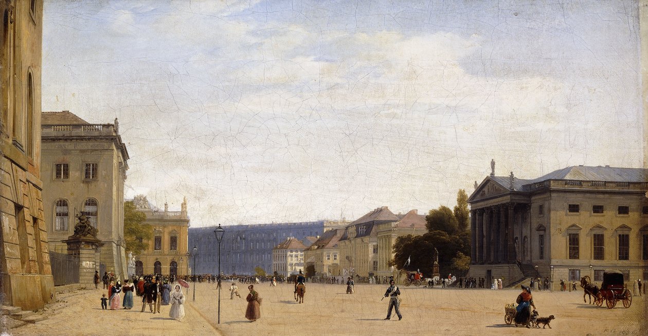 Unter den Linden, Berlim, 1836 de Johann Philipp Eduard Gartner