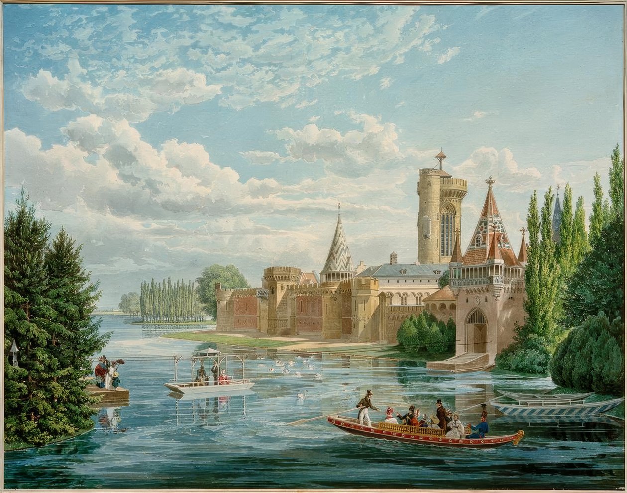 Franzensburg (construído 1801-1836 sob o imperador Franz I de Eduard Gurk