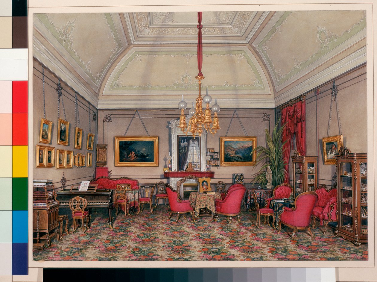 Interiores do Palácio de Inverno (Palais d