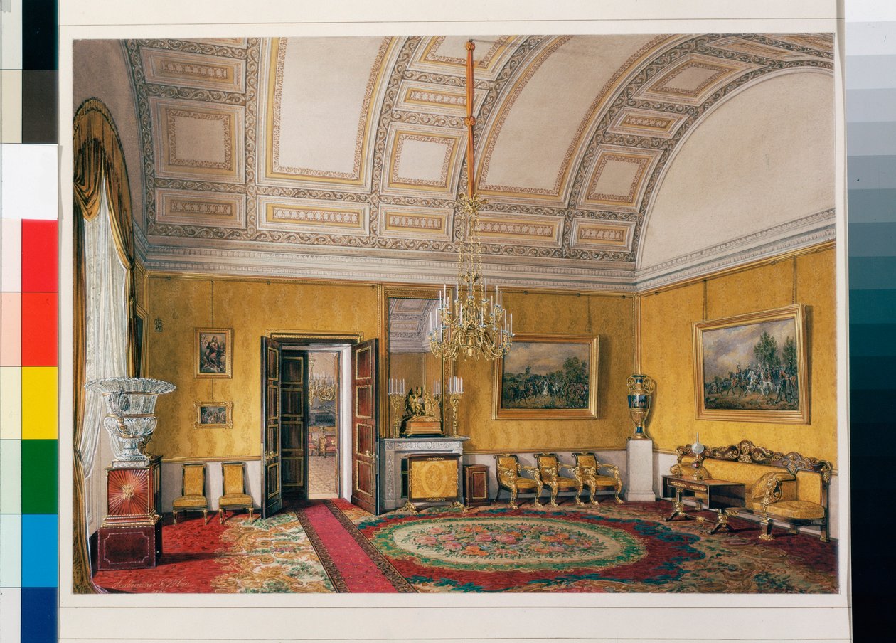 Interiores do Palácio de Inverno (Palais d