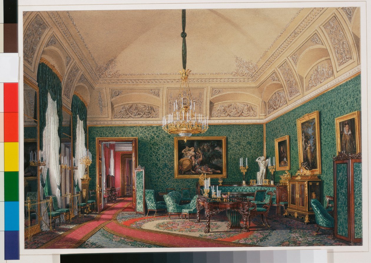 Interiores do Palácio de Inverno (Palais d