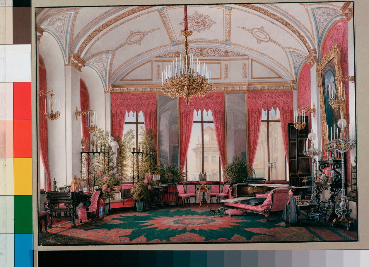 Interiores do Palácio de Inverno (Palais d