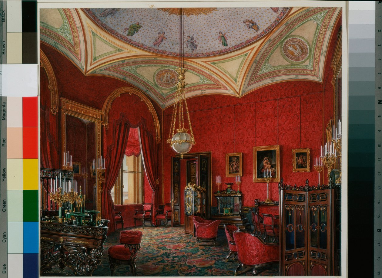 Interiores do Palácio de Inverno (Palais d