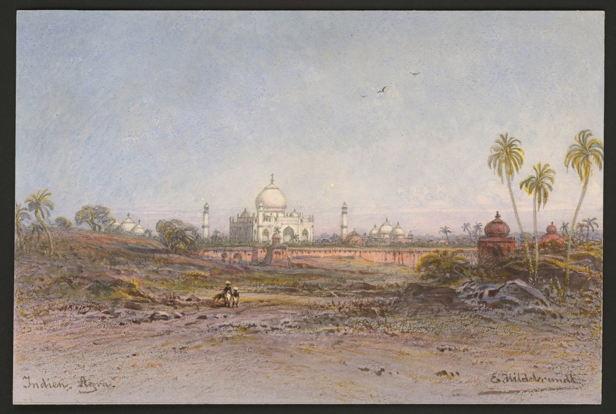 Vista de Agra de Eduard Hildebrandt