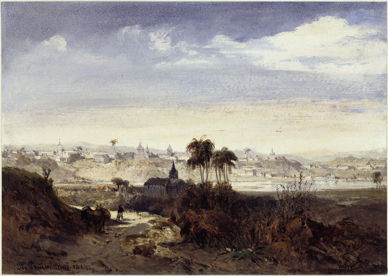 Vista de São Paulo de Eduard Hildebrandt