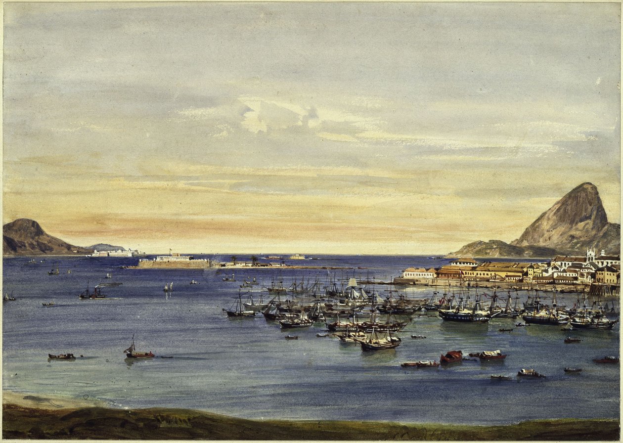 Baía do Rio de Janeiro de Eduard Hildebrandt