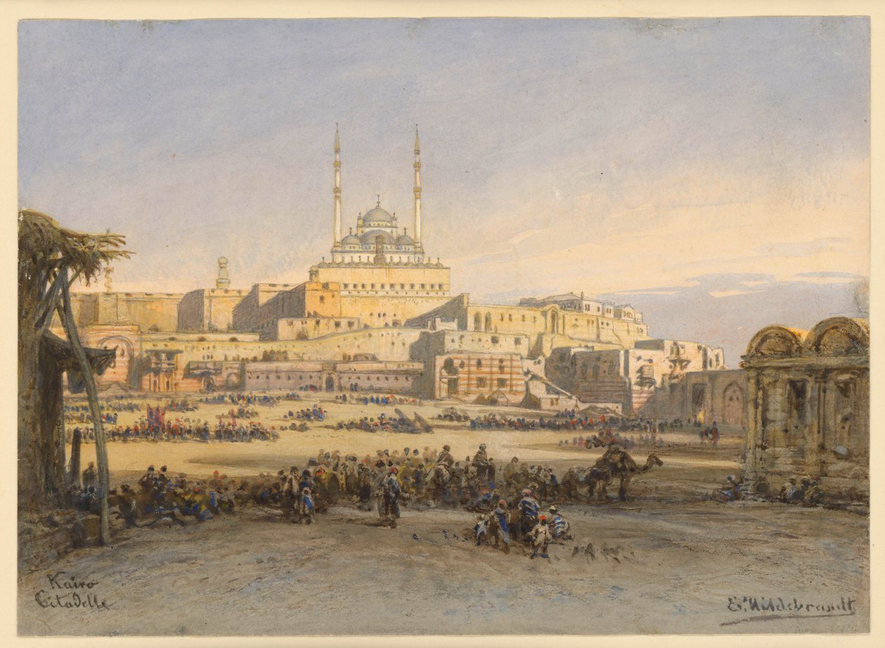 A cidadela do Cairo de Eduard Hildebrandt