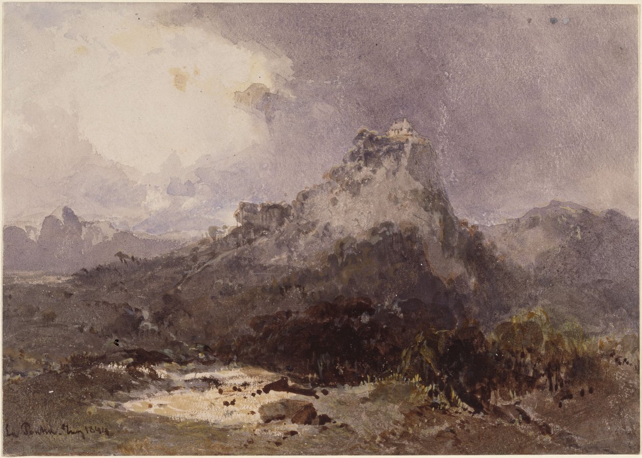 Paisagem de alta montanha de Eduard Hildebrandt