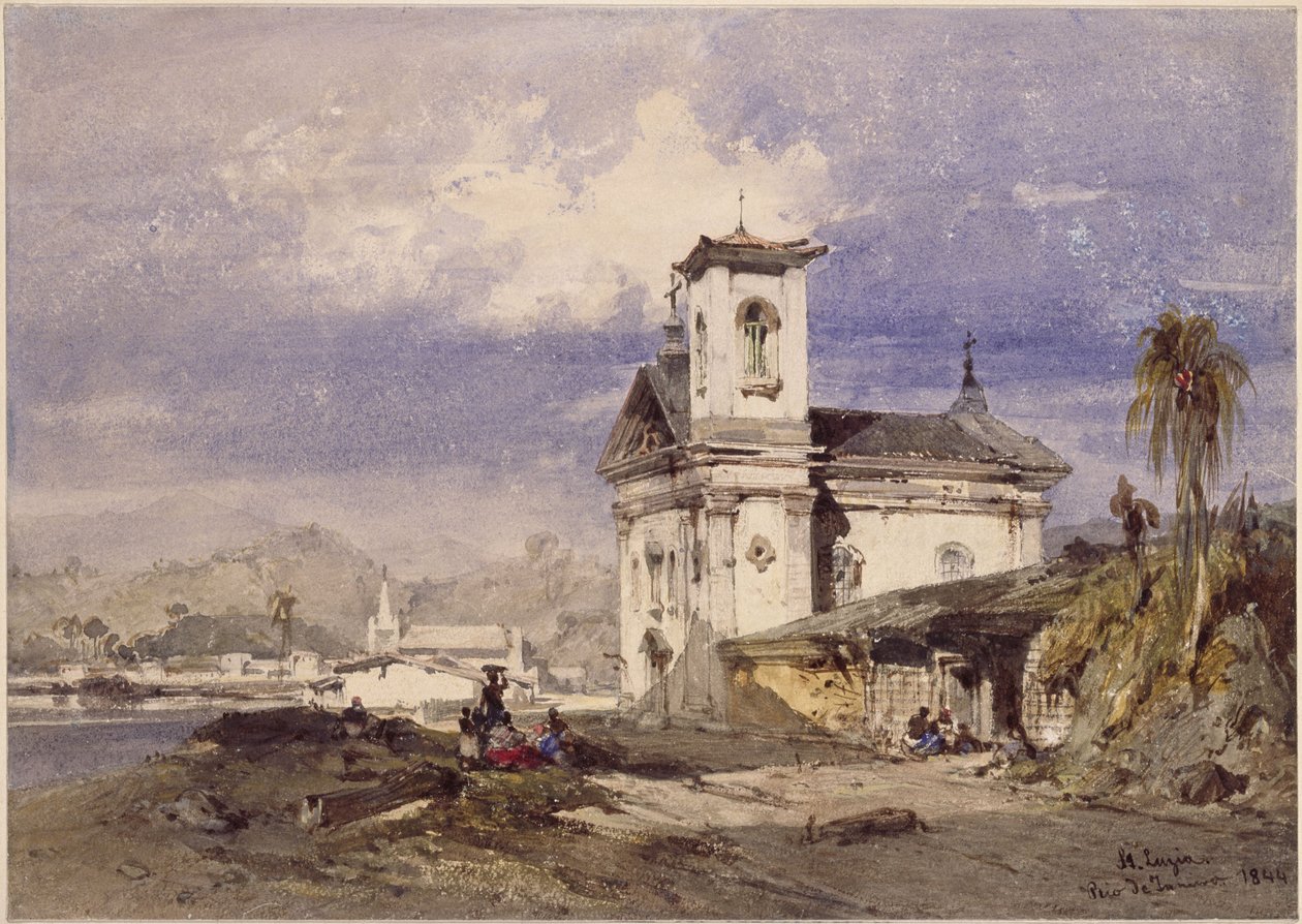 Igreja de Santa Luzia, Rio de Janeiro de Eduard Hildebrandt
