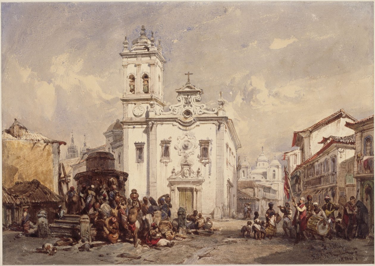 Igreja de Santa Rita, Rio de Janeiro de Eduard Hildebrandt