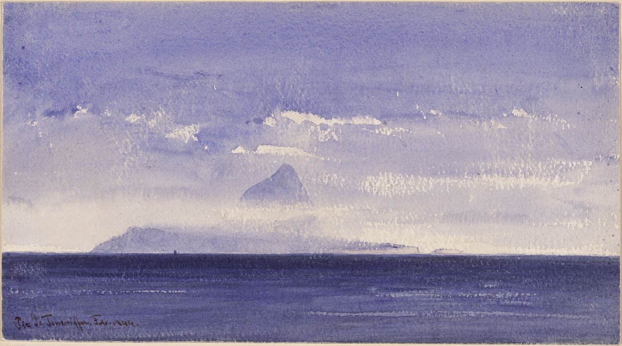 Pico de Tenerife de Eduard Hildebrandt
