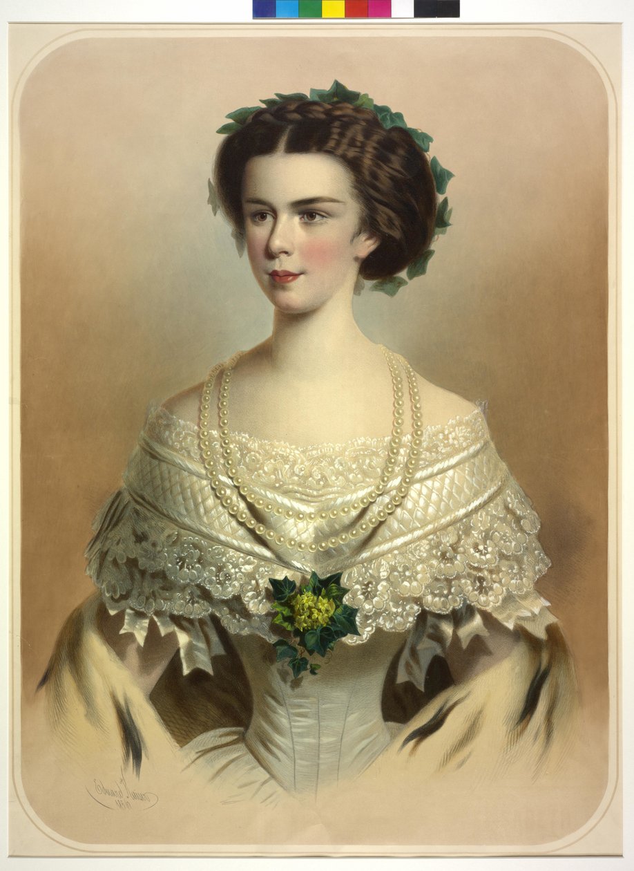 Elisabeth Imperatriz da Áustria de Eduard Kaiser