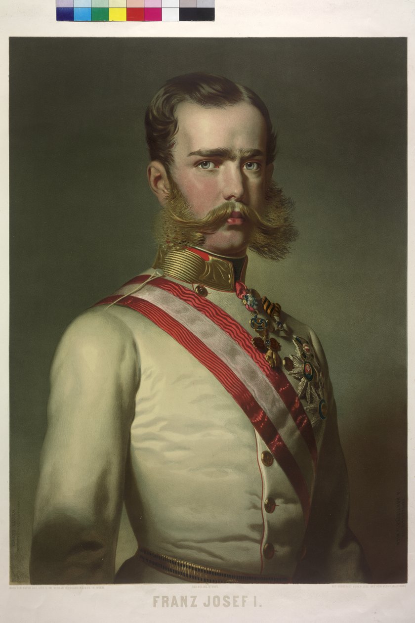 Imperador da Áustria Franz Joseph I de Eduard Kaiser