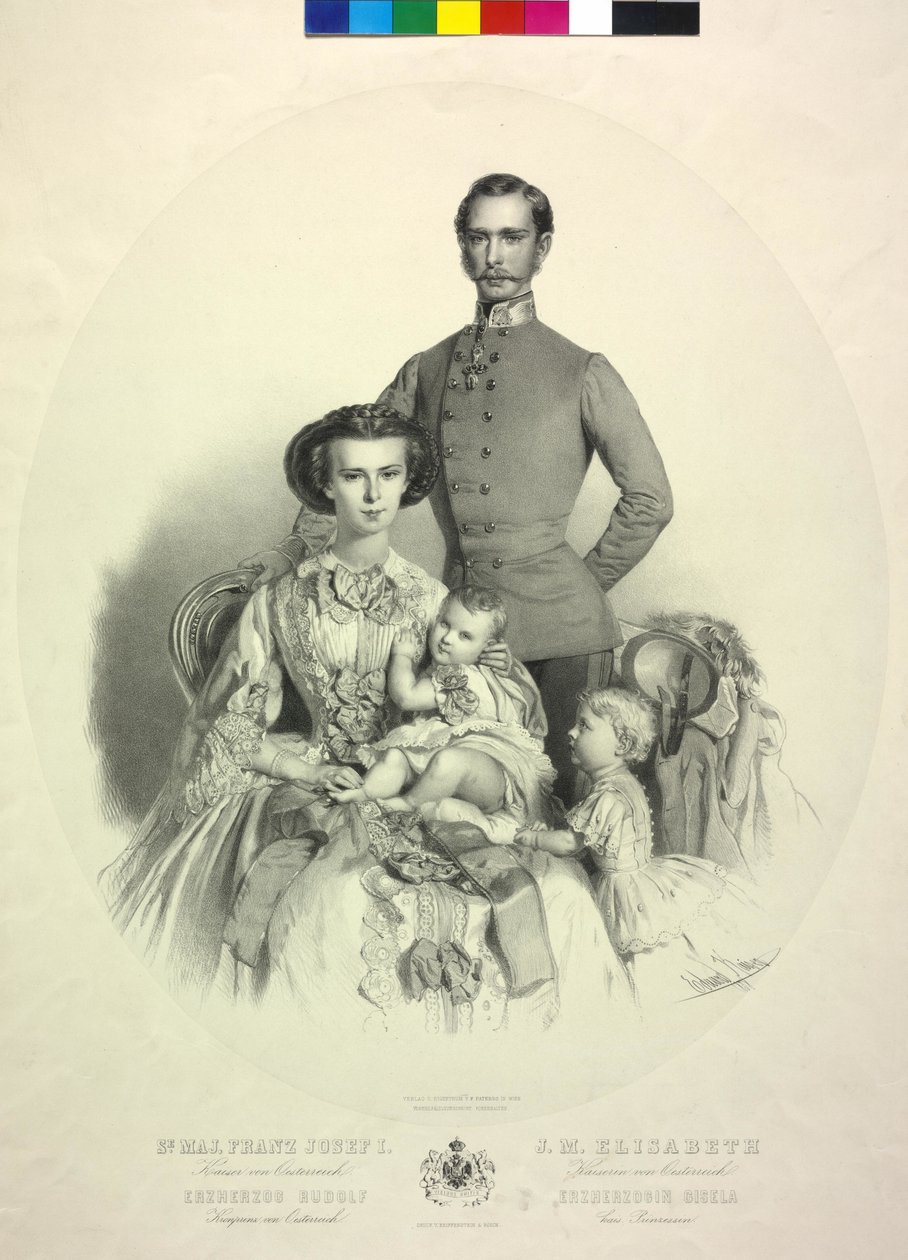 Imperador da Áustria Franz Joseph I de Eduard Kaiser