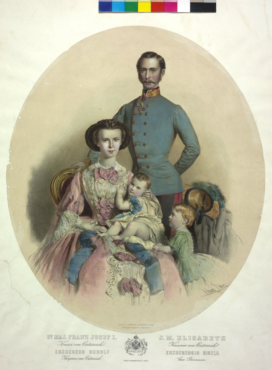 Imperador da Áustria Franz Joseph I de Eduard Kaiser