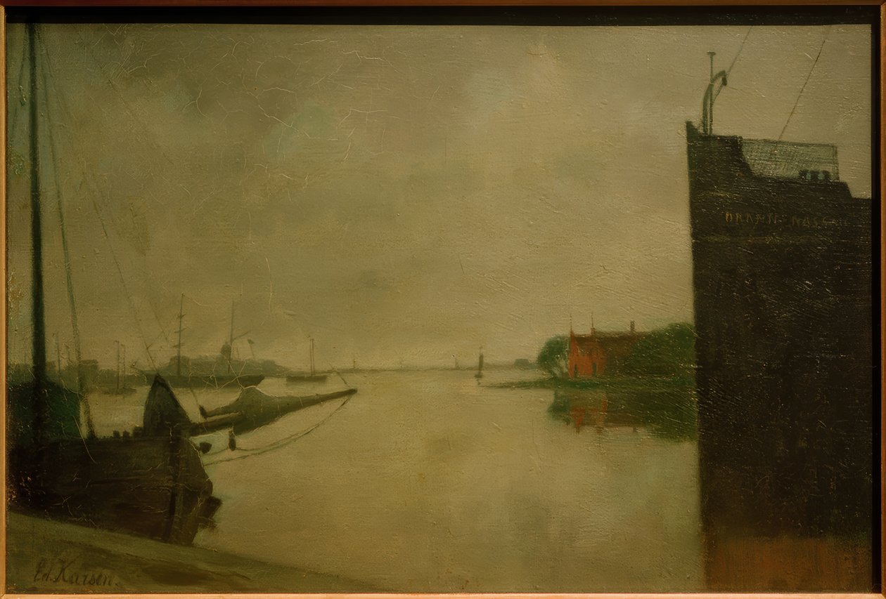 O Porto de Amesterdão de Eduard Karsen