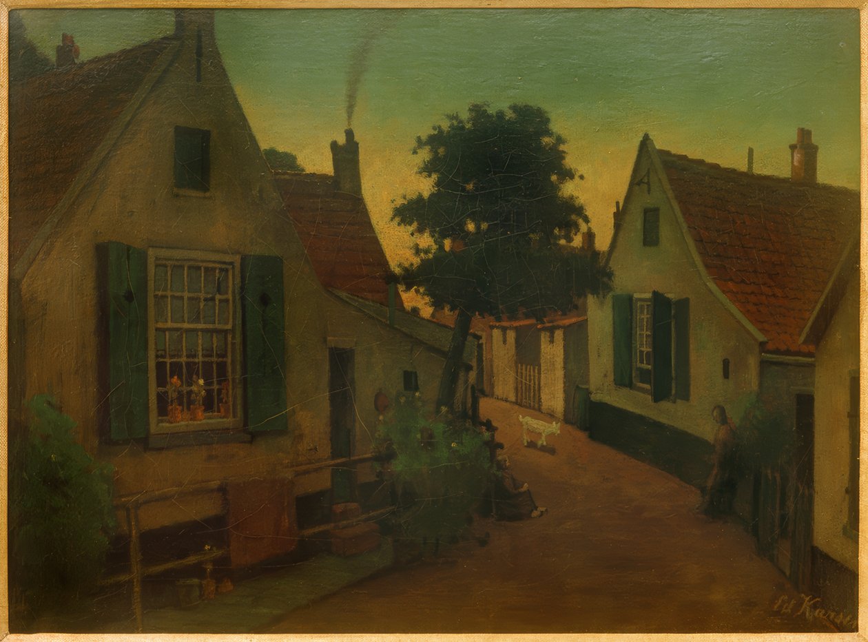 Rua em Domburg de Eduard Karsen