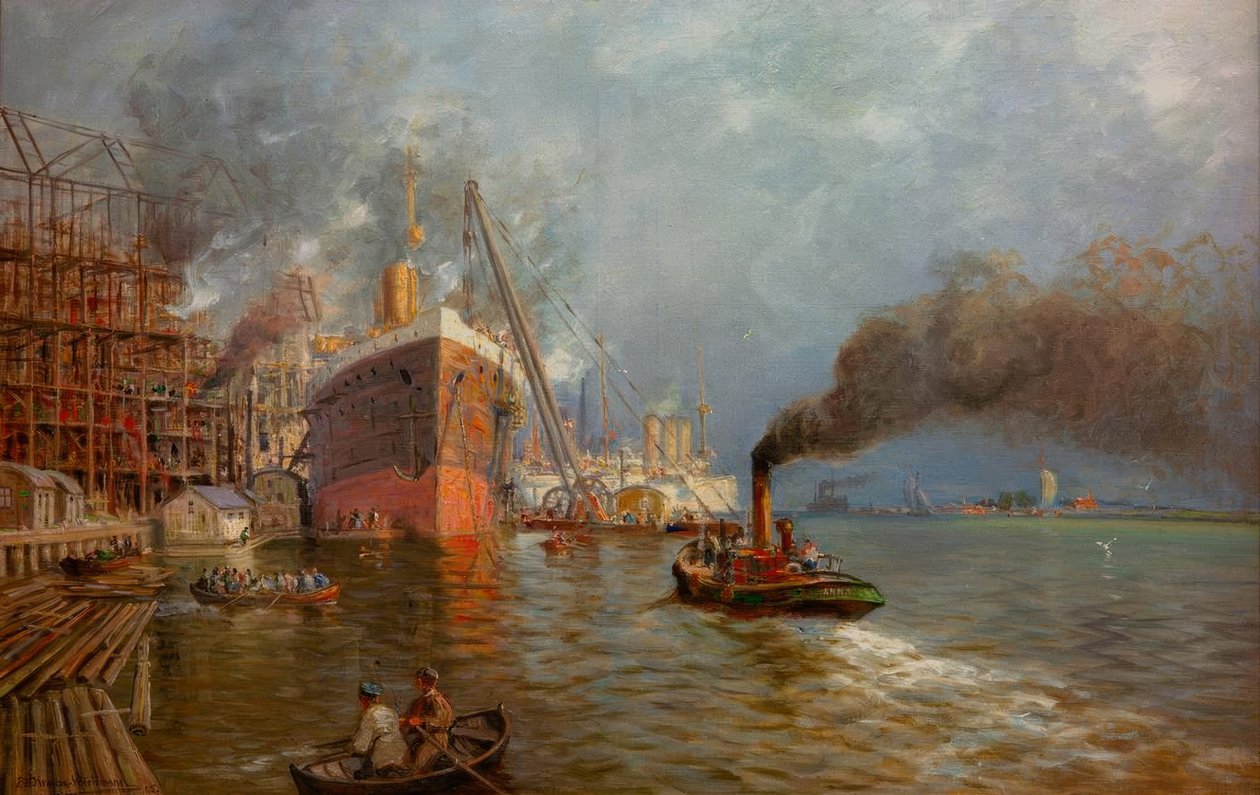 O estaleiro Szczecin Vulcan de Eduard Krause Wichmann