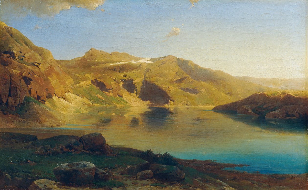 Alpensee de Eduard Peithner von Lichtenfels