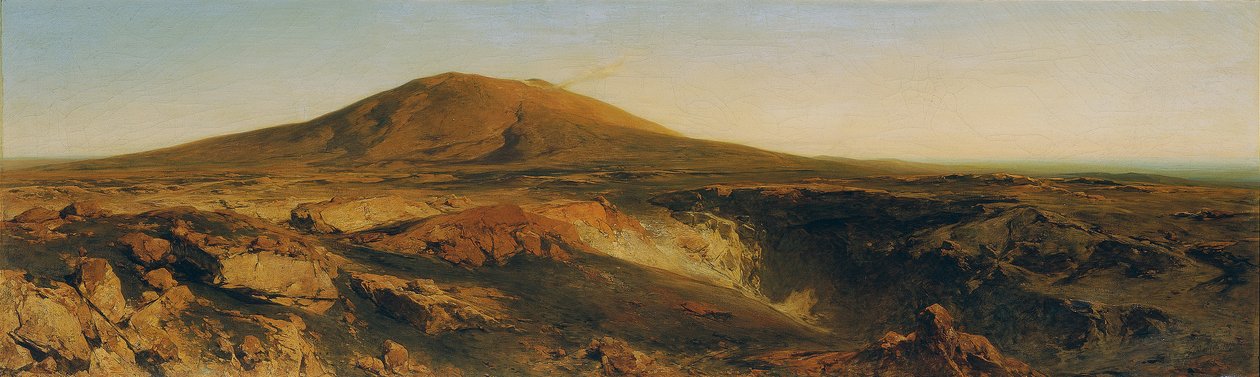O cume do Etna 1878 de Eduard Peithner von Lichtenfels