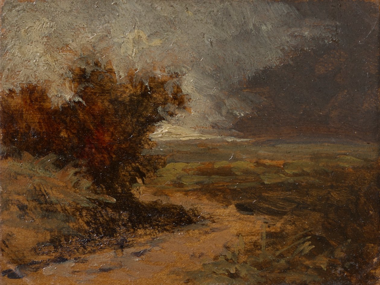 paisagem de trovoada de Eduard Peithner von Lichtenfels