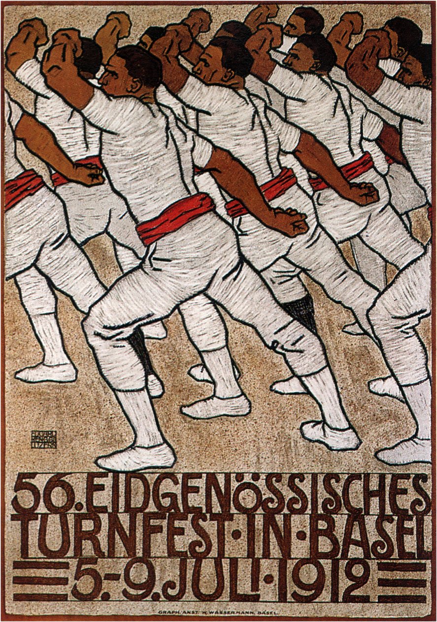 56º Festival Federal de Ginástica em Basileia, 1912 de Eduard Renggli the Younger
