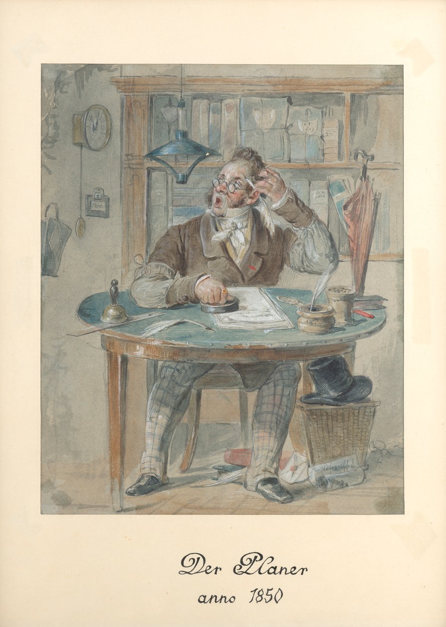 O funcionário Biedermeier de Eduard Ritter