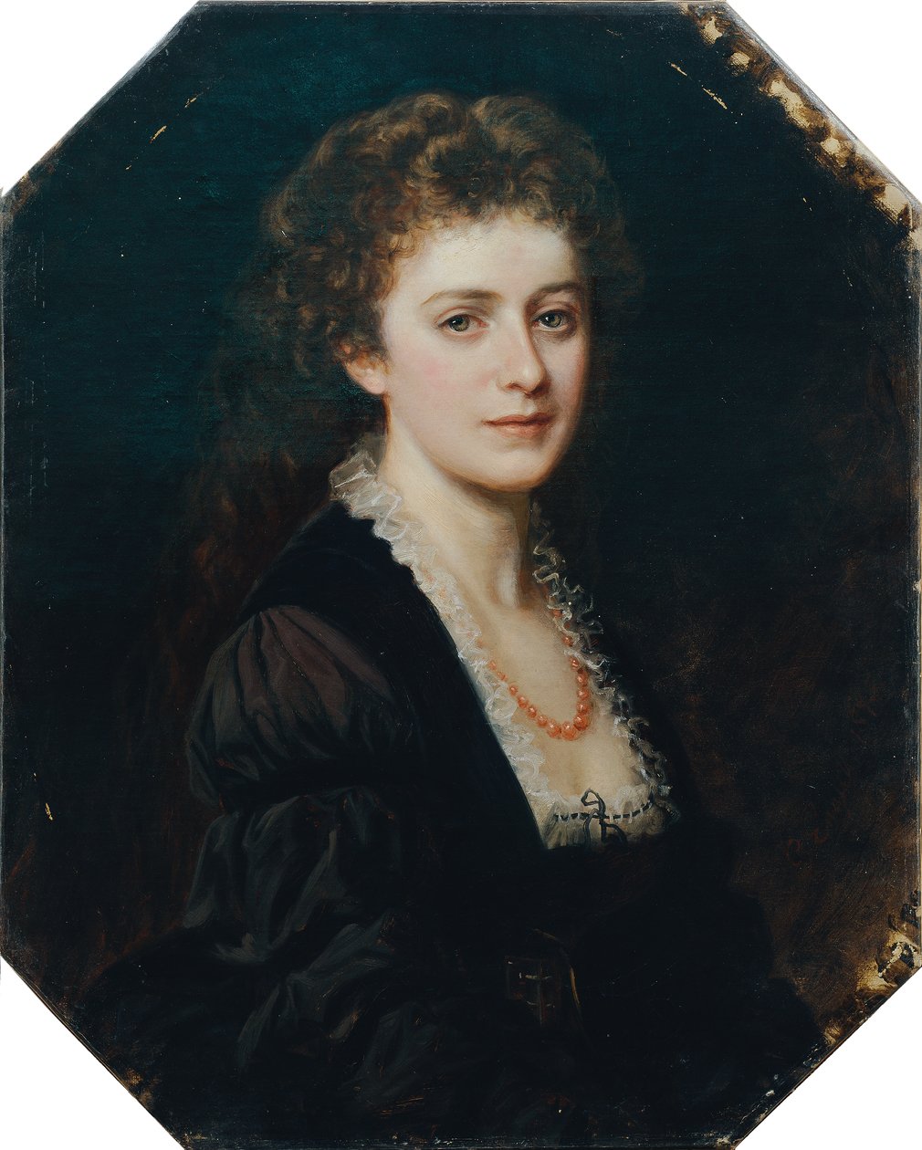 retrato de uma senhora de Eduard Ritter von Engerth