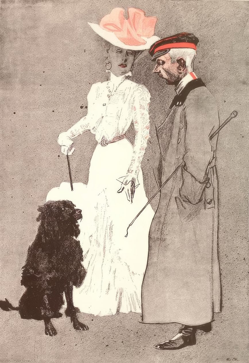 Reconhecimento. Elas não parecem pensar muito em nós, mulheres. de Eduard Thöny