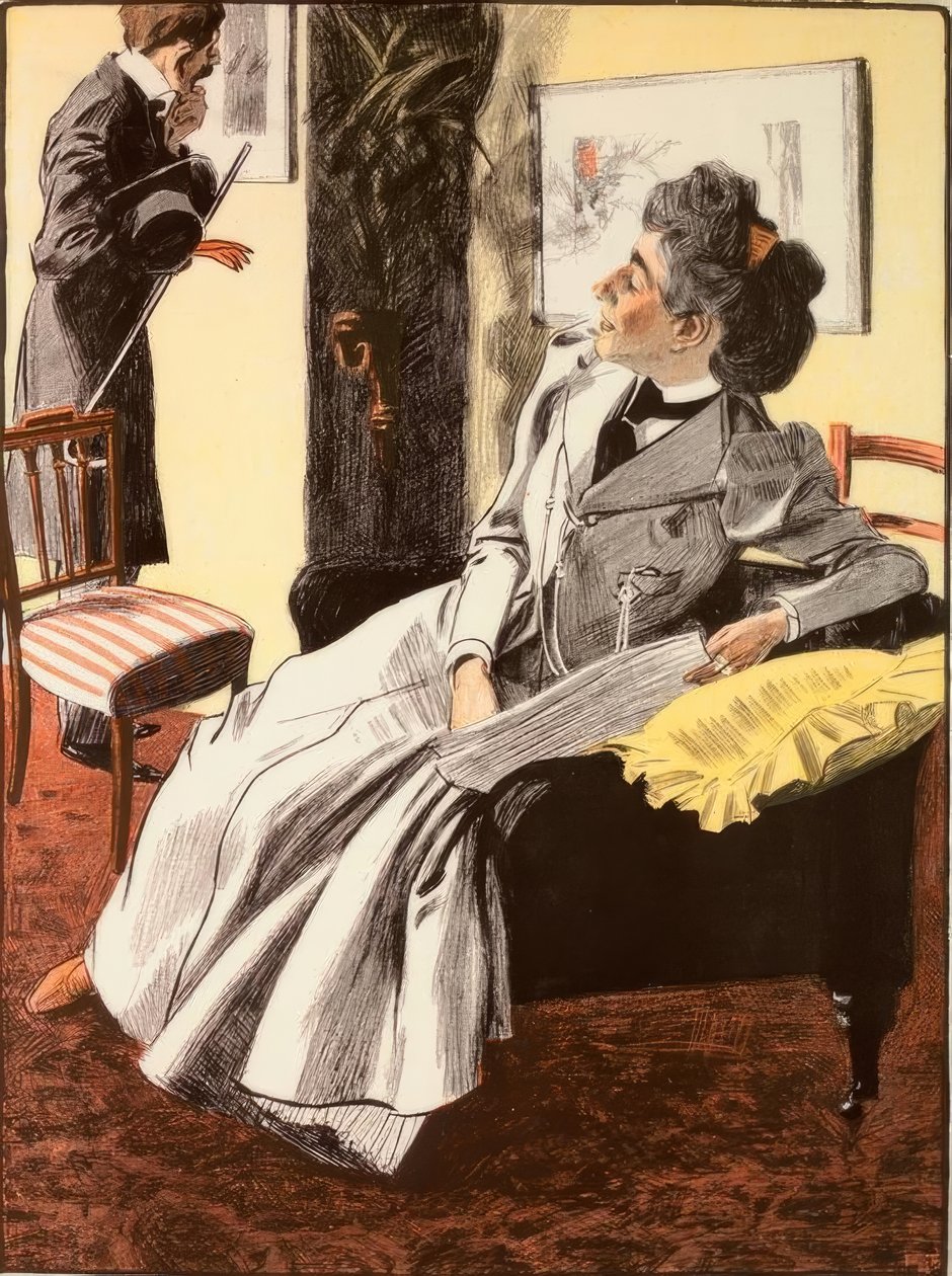 Arte. Que pena que a senhora já não pinta! de Eduard Thöny