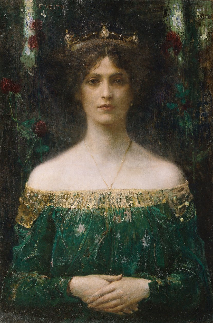 A filha do rei, antes de 1902. de Eduard Veith