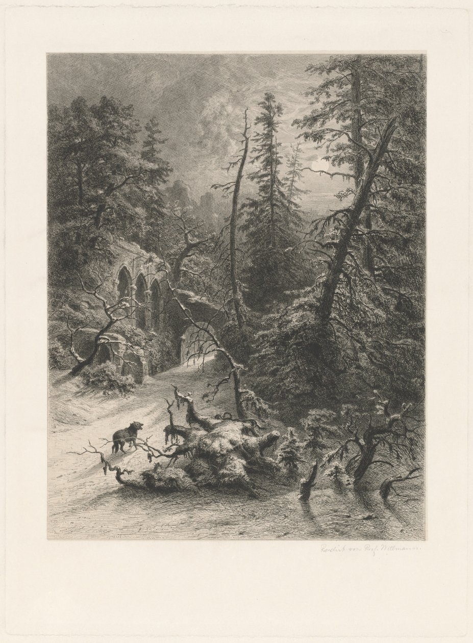 Inverno de Eduard Willmann, after Julius Mařák