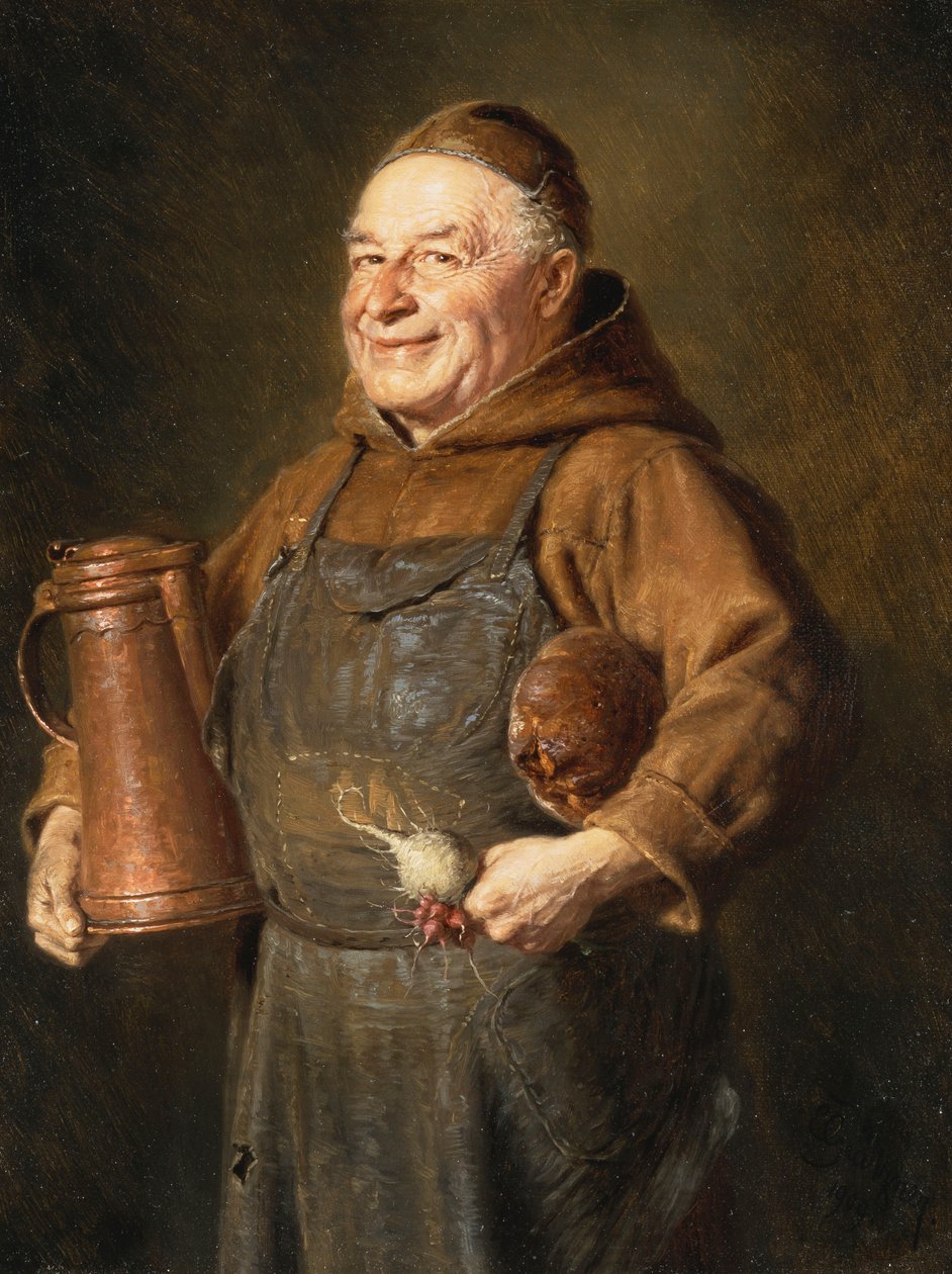 Antes das Vésperas, 1909 de Eduard von Grutzner