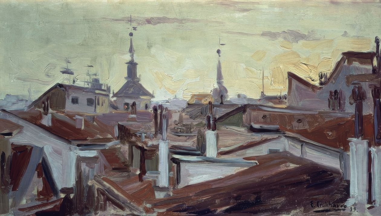 paisagem de Eduardo Chicharro y Agüera