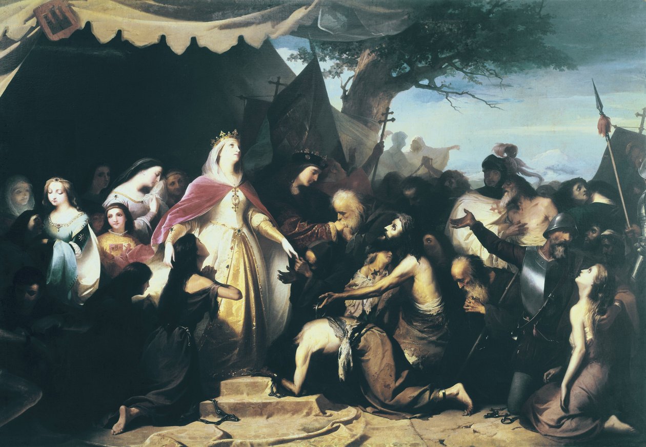 Entrada dos Monarcas Católicos em Alhama. 1867 (óleo sobre tela) de Eduardo Javier Ramon Cano de la Pena