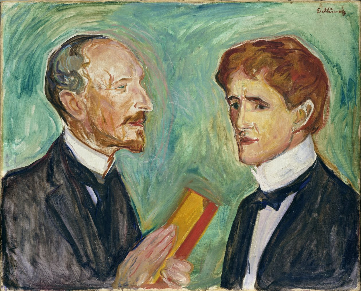 Albert Kollmann (1857-1915) e Sten Drevsen, 1901 de Edvard Munch