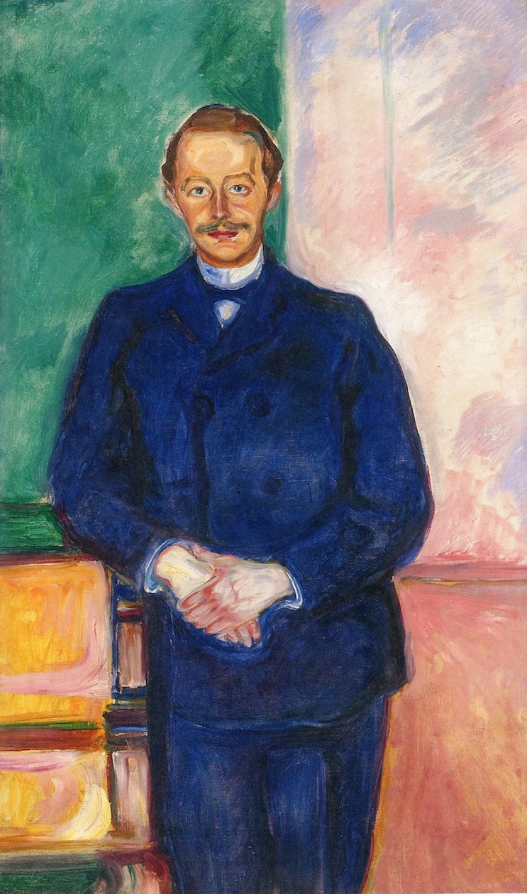 Dr. Max Linde em um terno de marinheiro de Edvard Munch