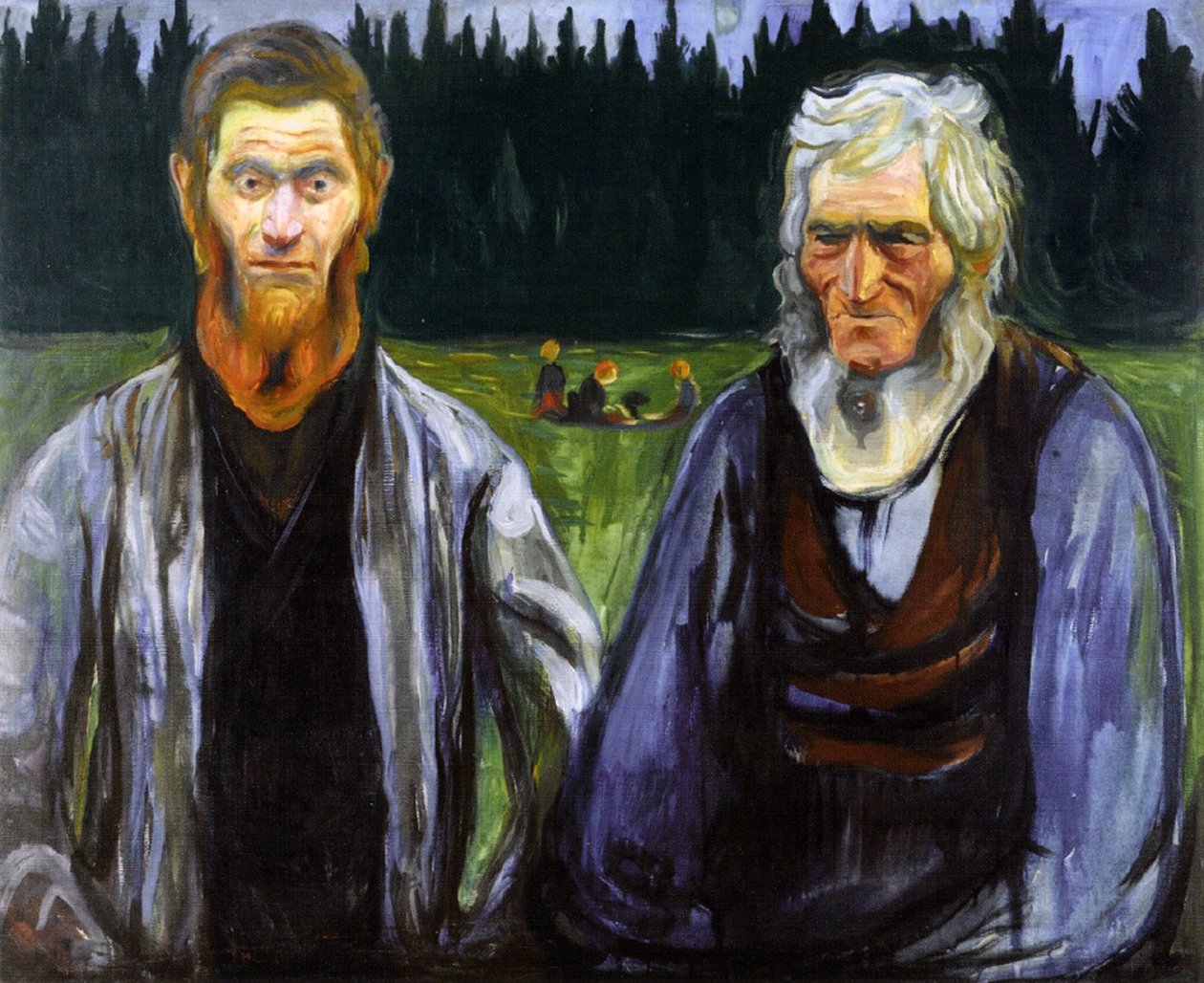 Pai e Filho, c.1904 de Edvard Munch