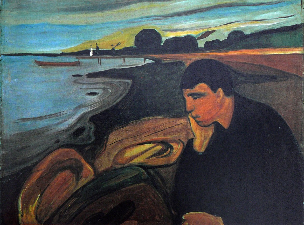 Melancólico de Edvard Munch