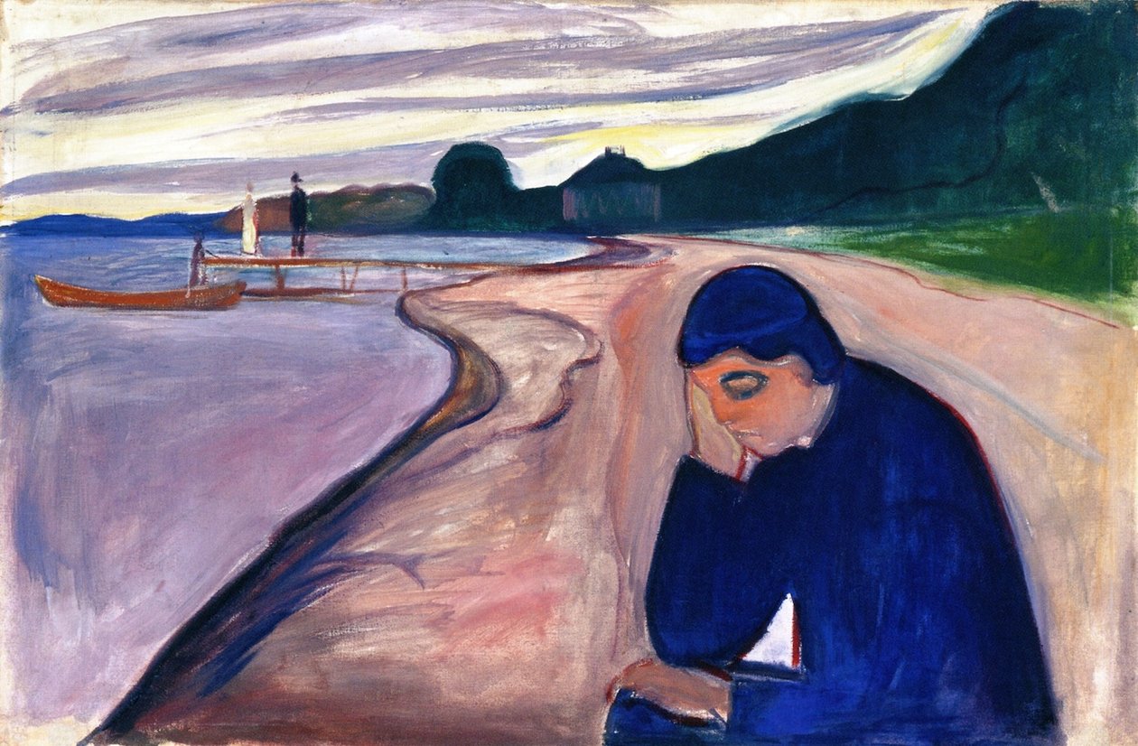 Melancólico de Edvard Munch